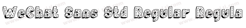 WeChat Sans Std Regular Regular字体转换